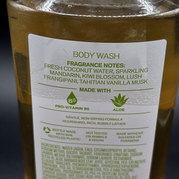 Bath & Body Works Tahiti Island Dream Moisturizing Body Wash Shower Gel 10 oz - Picture 11 of 16